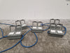 Blue CEE Industrial Plug to 5× Dual UK Socket Distribution Lead - Rugged Industrial Design - Good - Photo 8