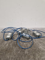 Blue CEE Industrial Plug to 5× Dual UK Socket Distribution Lead - Rugged Industrial Design - Good - Image 10