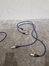 4 Blue XLR Microphone Cables - High-Quality Audio Transfer - Excellent - Photo 7