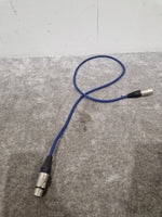 4 Blue XLR Microphone Cables - High-Quality Audio Transfer - Excellent - Image 8