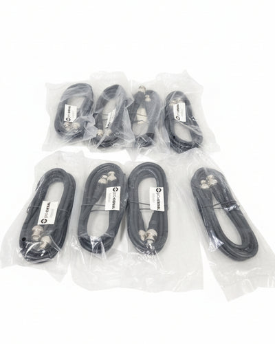 JOB-LOT OF Coaxial BNC Cables,  21 In Total- High-Fidelity Signal Transfer - Excellent