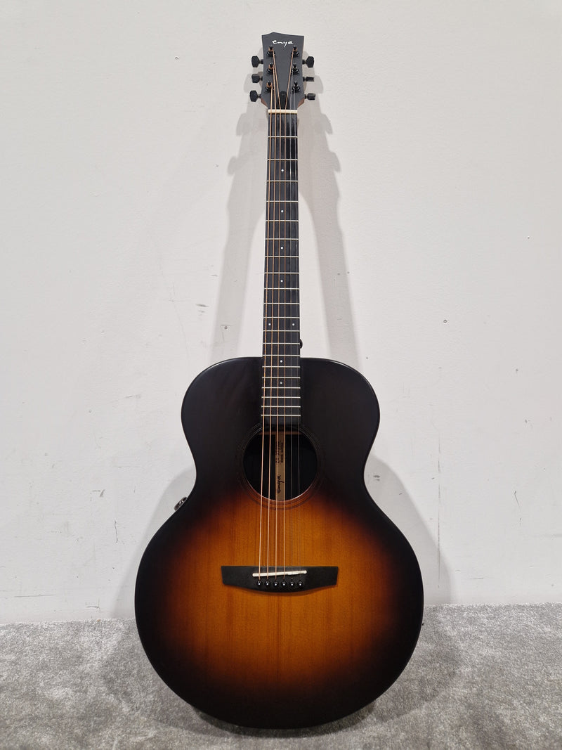 Enya EA-X1-PRO Sunburst Electro-Acoustic Guitar - Premium Tonewoods - Excellent w/ Soft Case & New Strings & Guitar Cable - Image 3