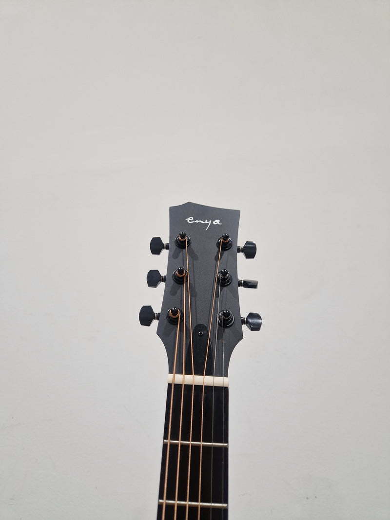 Enya EA-X1-PRO Sunburst Electro-Acoustic Guitar - Premium Tonewoods - Excellent w/ Soft Case & New Strings & Guitar Cable - Image 5