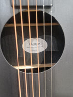 Enya EA-XO-BLK Black Acoustic Guitar - Premium Sound Quality - Excellent w/ Soft Case - Image 5