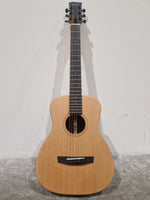 Enya EB-X1-PRO Natural 1/2 Acoustic Guitar - Compact Travel Size - Excellent w/ Soft Case & Guitar Accessories - Image 26
