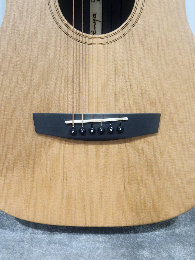 Enya EB-X1-PRO Natural 1/2 Acoustic Guitar - Compact Travel Size - Excellent w/ Soft Case & Guitar Accessories - Image 24