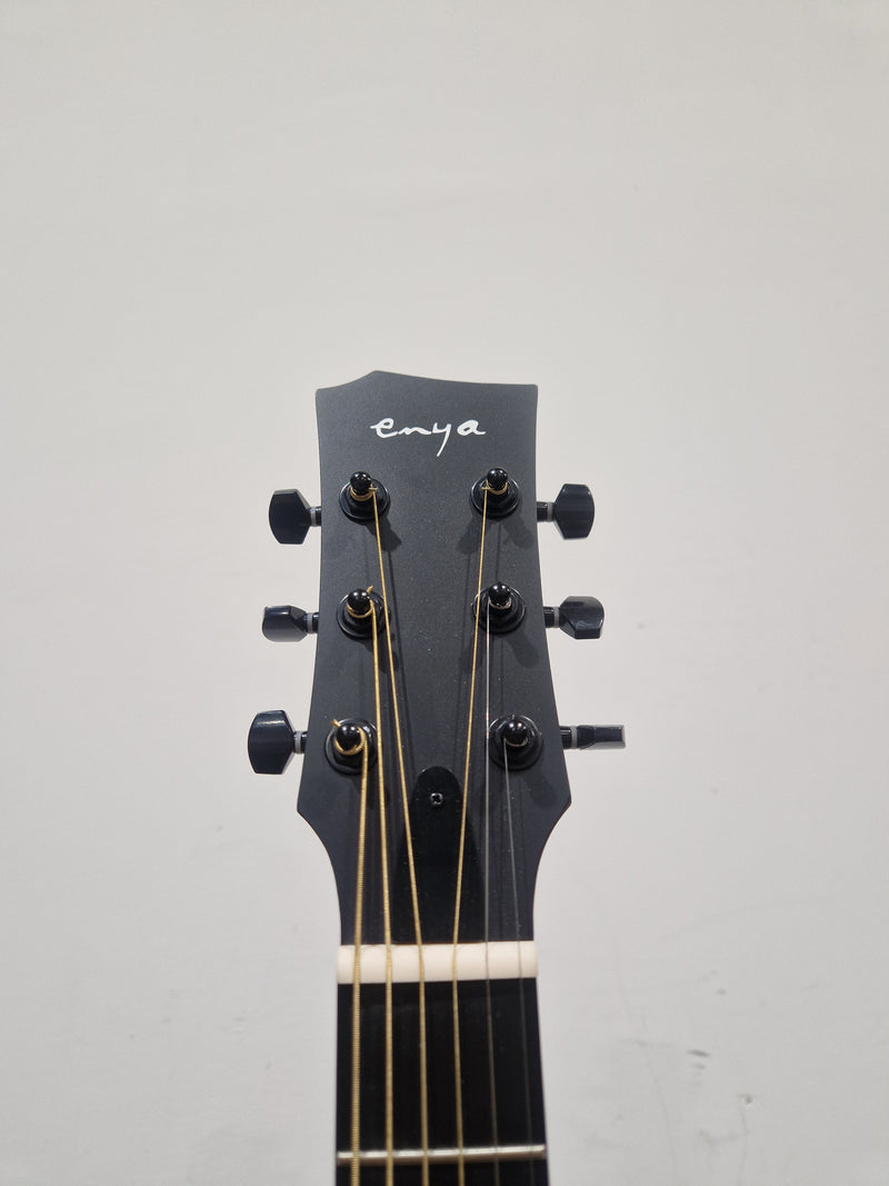Enya EM-K0/BK Acoustic Guitar - Black Finish - Excellent - Image 4