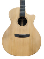 Enya EGA-X1-PRO Natural Acoustic Guitar - Solid Spruce Top - Excellent w/ Soft Case & Guitar Accessories - Image 1
