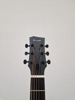 Enya EGA-X1-PRO Natural Acoustic Guitar - Solid Spruce Top - Excellent w/ Soft Case & Guitar Accessories - Image 3