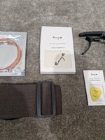 Enya EGA-X1-PRO Natural Acoustic Guitar - Solid Spruce Top - Excellent w/ Soft Case & Guitar Accessories - Image 13