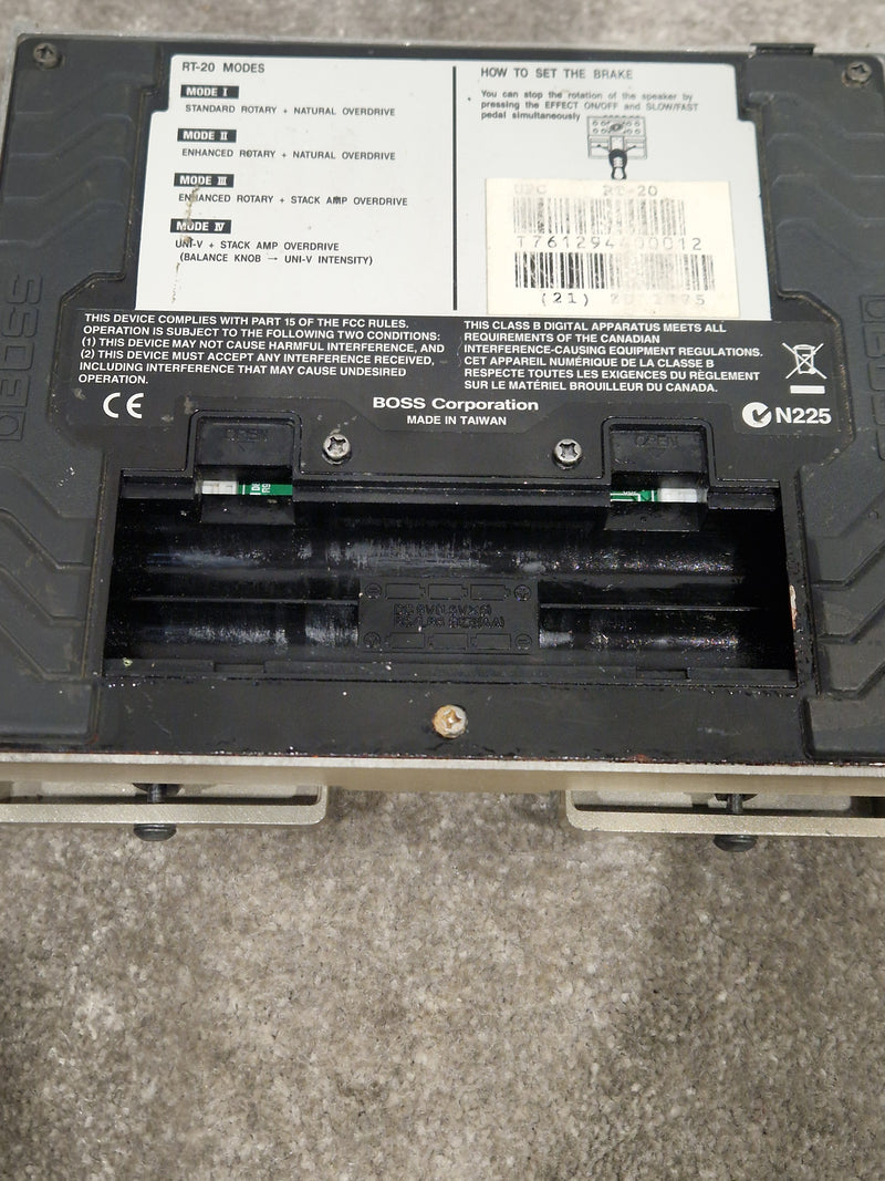 Boss RT-20 Rotary Sound Processor - Authentic Rotary Speaker Effects - Fair w/ Power Supply - Image 11