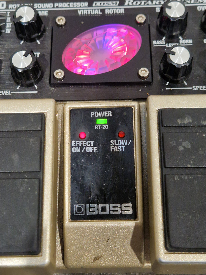 Boss RT-20 Rotary Sound Processor - Authentic Rotary Speaker Effects - Fair w/ Power Supply - Image 9