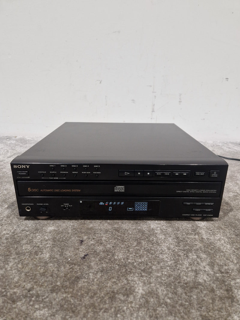 Sony CPD-325M 5 Disc CD Player - Multi-Disc Changer - Excellent w/ Power Supply - Image 7