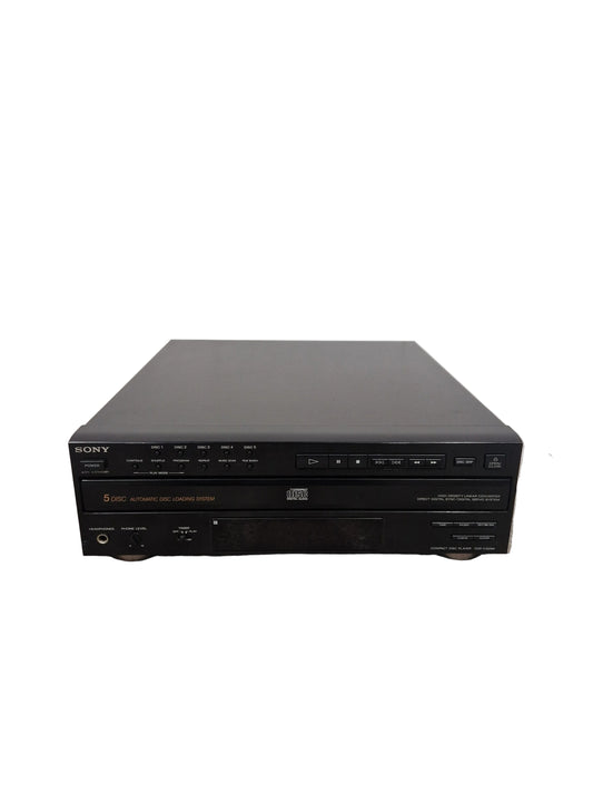 Sony CPD-325M 5 Disc CD Player - Multi-Disc Changer - Excellent w/ Power Supply