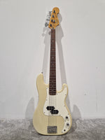 Squier Precision Bass - 4 String, White, Made in Korea Serial Number: S1004338 - Excellent - Image 6