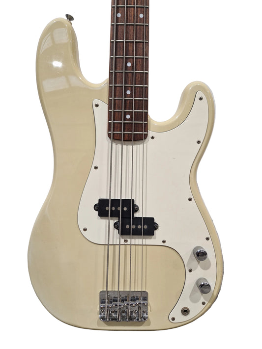 Squier Precision Bass - 4 String, White, Made in Korea Serial Number: S1004338 - Excellent