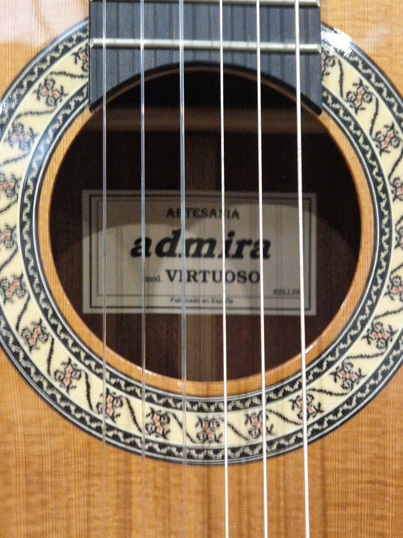 Admira Virtuoso Made IN Spain - Classical Nylon String Guitar - Excellent w/ Hard Case - Image 2