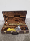 Elkhart Series 2 Vintage Brass Trumpet - Well-Preserved Craftsmanship - Good w/ Hard Case - Photo 2