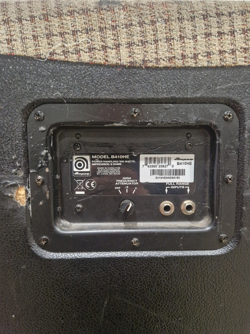 Ampeg B410HE - Modified With Fabric Layer Round Sides - Bass Cabinet - Good - Image 7