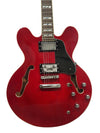 Indie Semi Acoustic 335 Electric Guitar Red - Made in Korea - Excellent w/ Hard Case - Photo 1