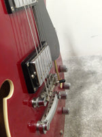 Indie Semi Acoustic 335 Electric Guitar Red - Made in Korea - Excellent w/ Hard Case - Image 19