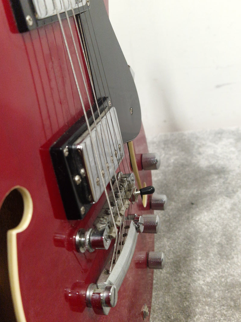 Indie Semi Acoustic 335 Electric Guitar Red - Made in Korea - Excellent w/ Hard Case - Image 19