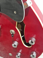 Indie Semi Acoustic 335 Electric Guitar Red - Made in Korea - Excellent w/ Hard Case - Image 5