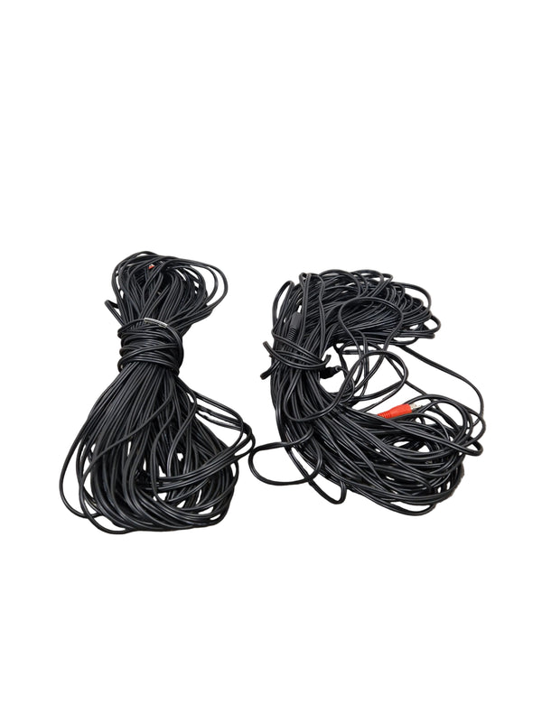 Pair OF Phono TO 3.5mm Jack Long Length - Durable Audio Cable - Excellent