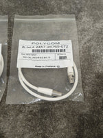 Pair OF Polycom White CM2 4-6P XLR Cables - High-Fidelity Audio - Excellent w/ Original Packaging - Image 8