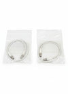 Pair OF Polycom White CM2 4-6P XLR Cables - High-Fidelity Audio - Excellent w/ Original Packaging - Photo 1