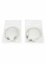 Pair OF Polycom White CM2 4-6P XLR Cables - High-Fidelity Audio - Excellent w/ Original Packaging - Image 1