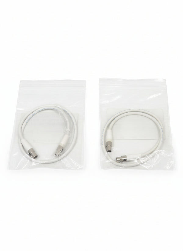 Pair OF Polycom White CM2 4-6P XLR Cables - High-Fidelity Audio - Excellent w/ Original Packaging