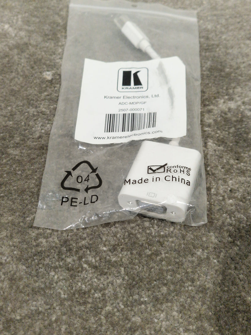 Kramer ADC-MDP/GF Cable Converter For Female Cable - Versatile Adapter Solution - Excellent w/ Original Packaging - Image 2