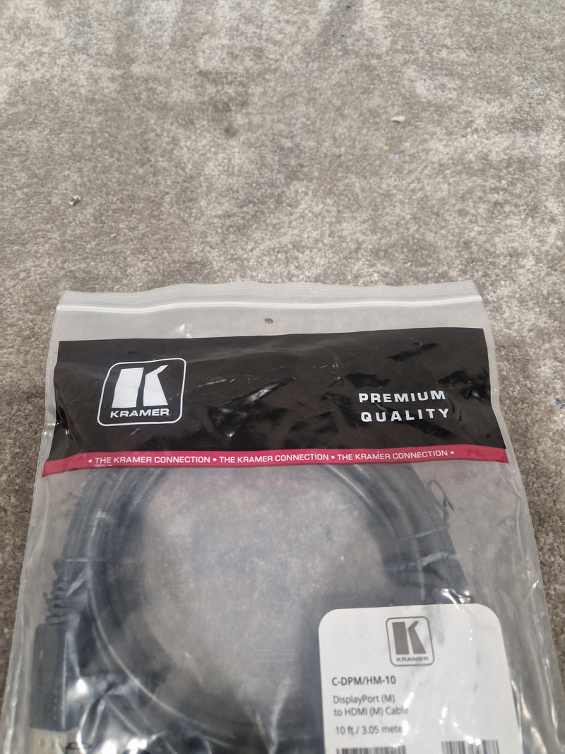 Kramer Displayport TO HDMI Cable 10FT - High-Performance Connectivity - Excellent w/ Original Packaging - Image 7