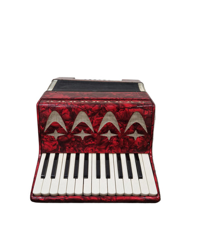 Hohner Bravo II-48 Bass - Compact Accordion Design - Excellent w/ Hard Case