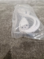 Unbranded White 3FT Kettle Lead Converter Cable - Durable Construction - Excellent - Image 9