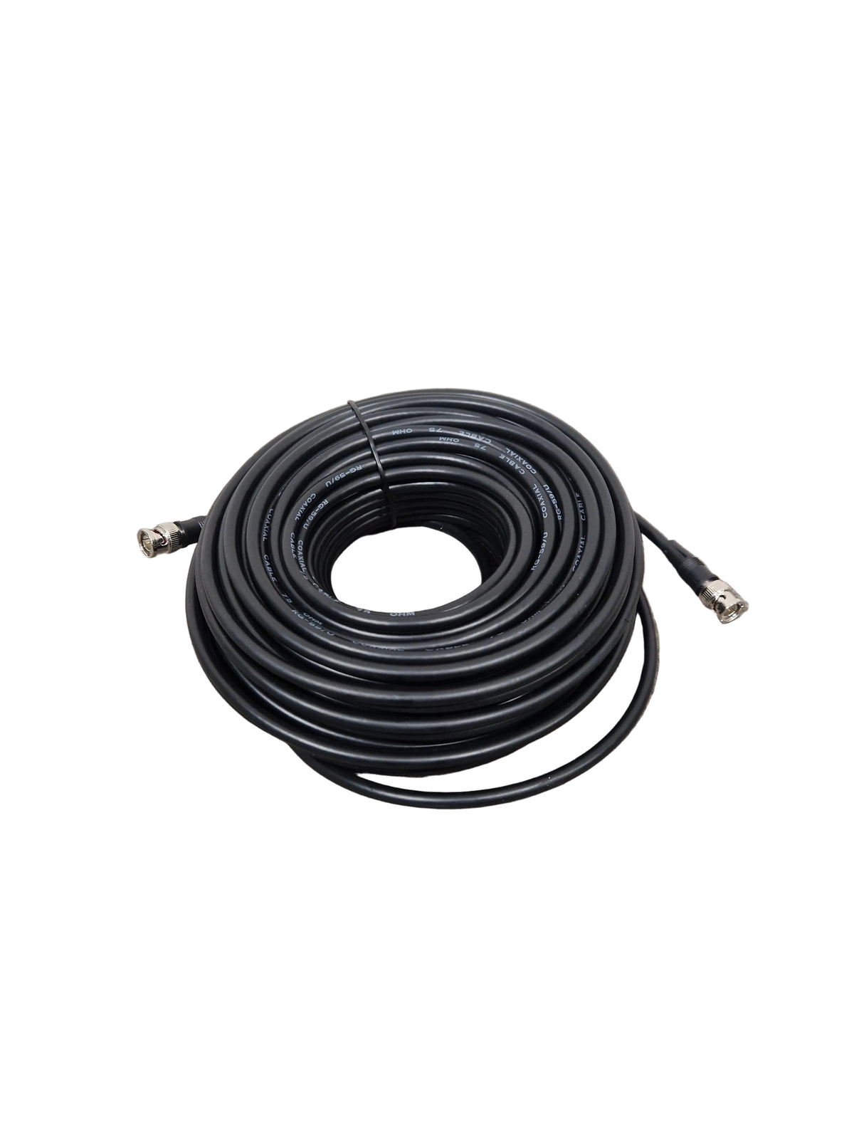 50FT Coaxial Cable Black 75 Ohms - High-Performance Signal Transfer - Excellent