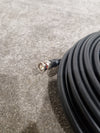 50FT Coaxial Cable Black 75 Ohms - High-Performance Signal Transfer - Excellent - Photo 8