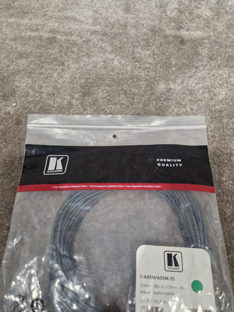 Kramer 35FT 3.5mm TO 3.5mm Cable - Durable Stereo Connection - Excellent - Image 12