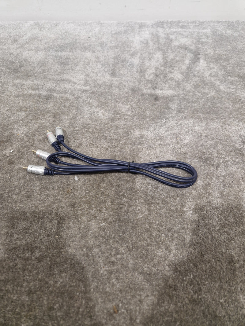 High Quality Dark Blue RCA Cable 2FT - Premium Audio Signal - Excellent - Image 8