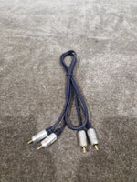 High Quality Dark Blue RCA Cable 2FT - Premium Audio Signal - Excellent - Image 10