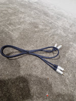 High Quality Dark Blue RCA Cable 2FT - Premium Audio Signal - Excellent - Image 9