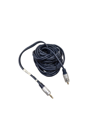 High Quality Dark Blue RCA TO 3.5mm Cable 12FT - Premium Audio Connection - Excellent