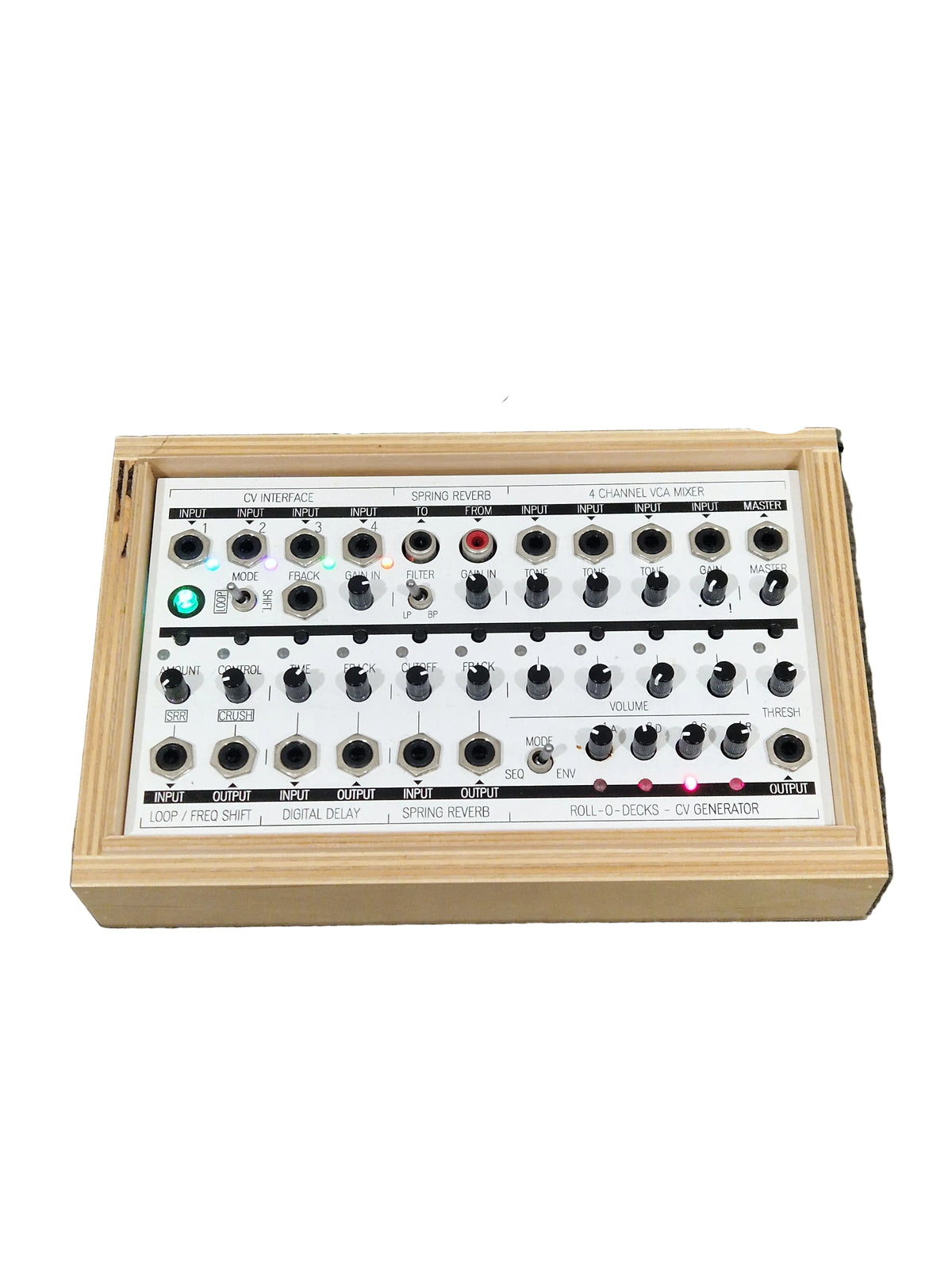 KOMA Field Kit FX Interface - Modular Sound Design Tool - Excellent w/ Power Supply & Wooden case