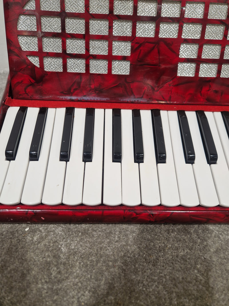 CHANSON 26 KEY-48 BASS - Compact Accordion - Good w/ Hard Case - Image 13