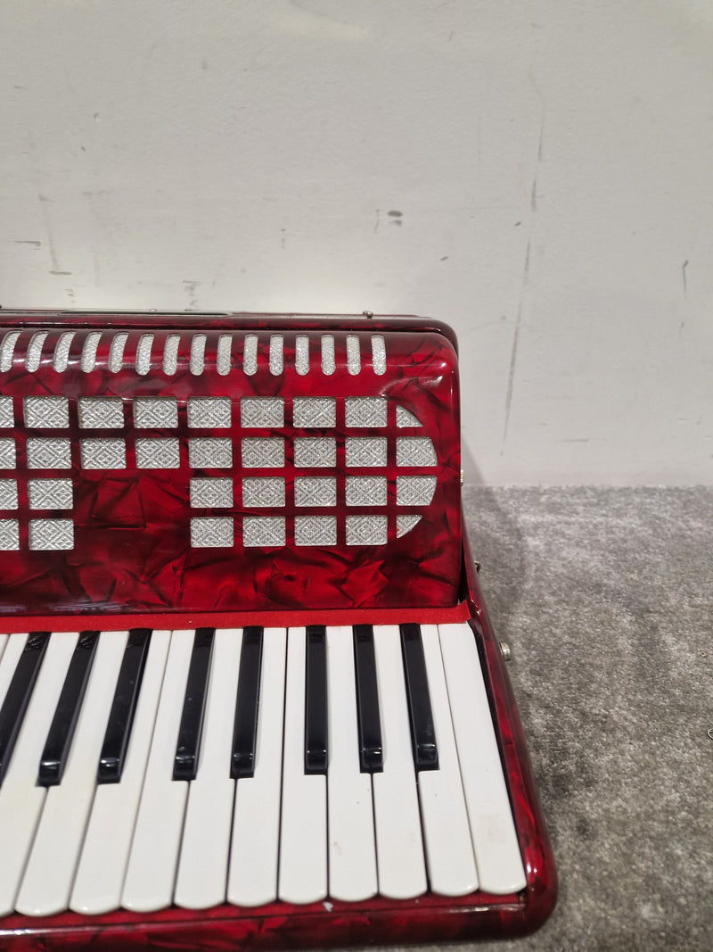 CHANSON 26 KEY-48 BASS - Compact Accordion - Good w/ Hard Case - Image 17