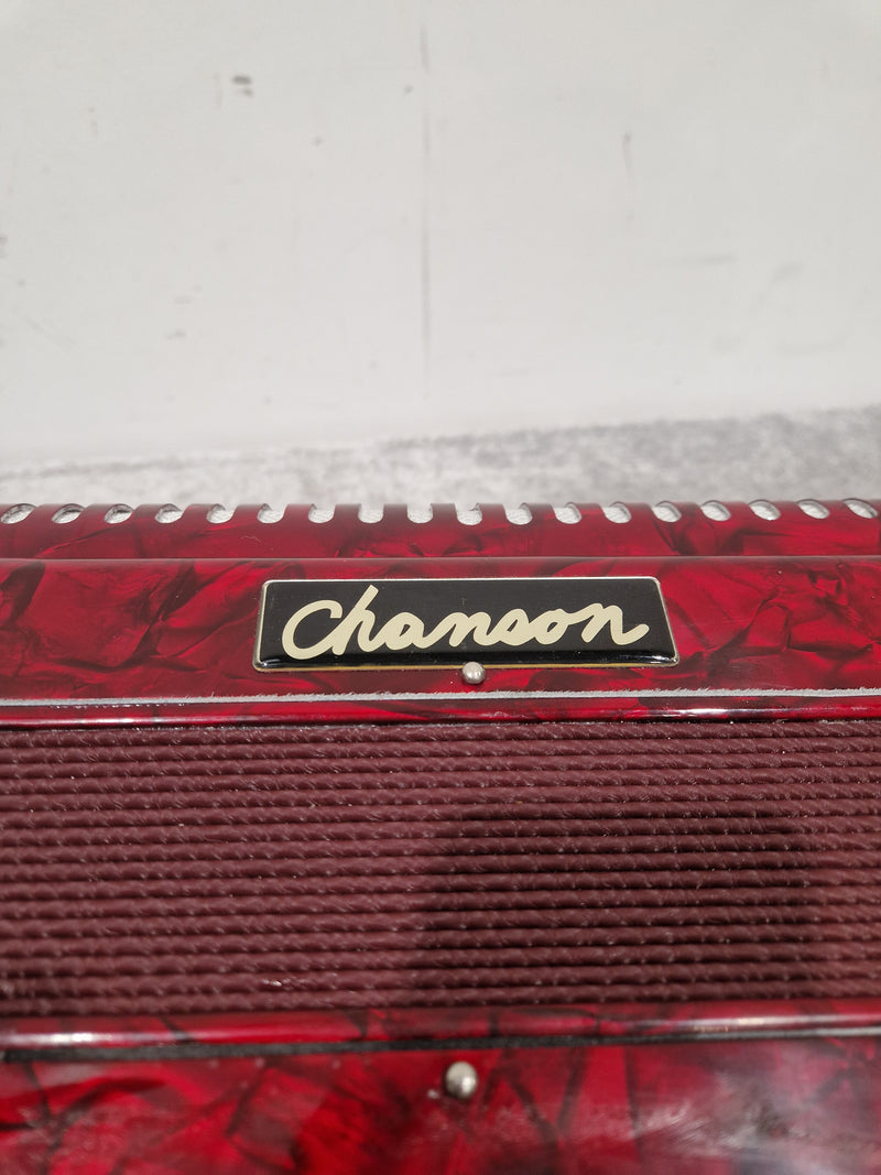 CHANSON 26 KEY-48 BASS - Compact Accordion - Good w/ Hard Case - Image 21