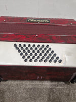CHANSON 26 KEY-48 BASS - Compact Accordion - Good w/ Hard Case - Image 22