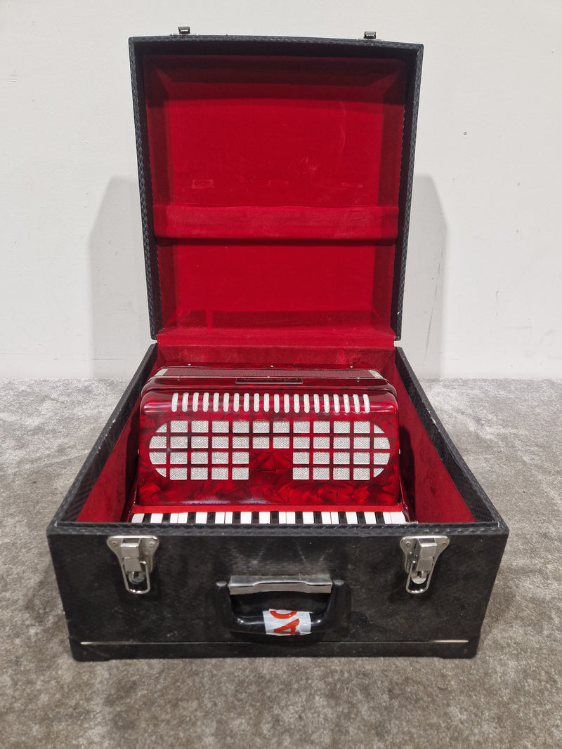 CHANSON 26 KEY-48 BASS - Compact Accordion - Good w/ Hard Case - Image 3