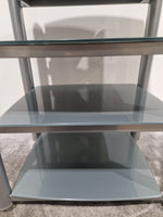 Soundstyle HI-FI Rack Silver 5 Glass Layers - Modern Audio Stand - Excellent - Image 18